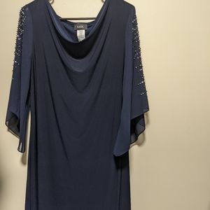 MSK Embelished Split Sleeve Sheath Dress